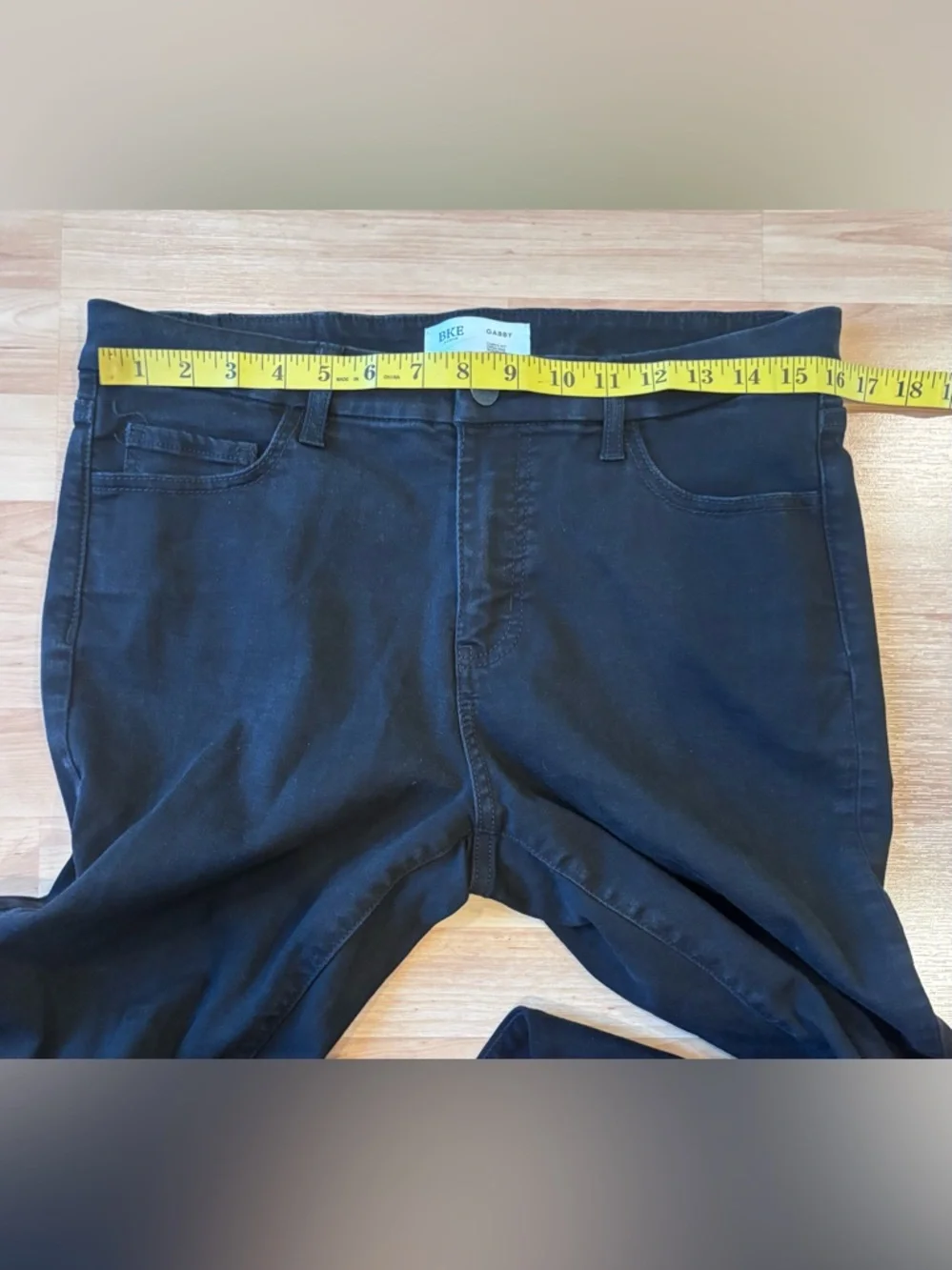 BKE Gabby Black High-Rise Bootcut Jeans - Picture 6 of 8